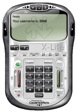 xlite softphone sending double calls
